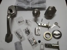 687DAXP KWIKSET Dakota Handleset Single