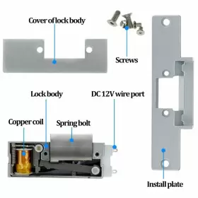 192687566082 LIBO SMART HOME Electric Strike Lock Mortise #3