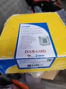212R LINEAR Door Gard Iei Mount Digital Keypad