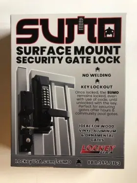 28JBDC LOCKEY Sumo Mount Security Gate Lock Puss
