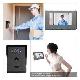 703290185241 LQMEILI Video Door Doorbell Wires Intercom Wired #2
