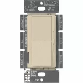 027557503716 LUTRON Dvscfsq Diva Single Pole Fan Control