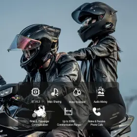 726084910683 LUVIN Helmet Bluetooth Headset Light Rider #2