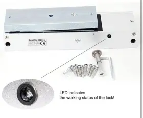 ML1200 MAGEWAY Waterproof Magnetic Door Lock Gate Holding #2