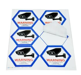 633841191110 MANDALA CRAFTS Hexagon Adhesive Security Camera #2