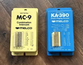 KA-390 MELCO Combination Intercom Paging Access Unit Tel Keys