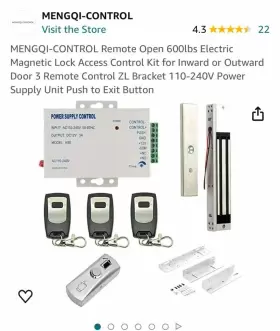 SY-600LB MENGQI-CONTROLS Electric Magnetic Lock Door Access #2