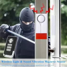 732030586574 MENGSHEN Wireless Door Alarm Remote Control Anti #2