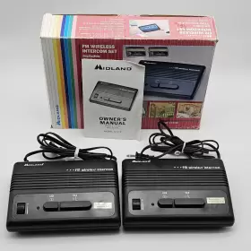 72-010 MIDLAND Fm Wireless Intercoms Set Communicators