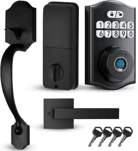 MIKO-I9 MIKO GROUP Keypad Door Lock Handle Set Finger Keyless