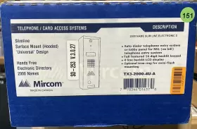 TX3-2000-4U-A MIRCOM Telephone Intercom