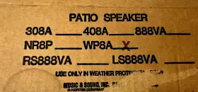 448AI MUSIC AND SOUND Ms Patio Speaker Intercom #3