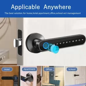 313039775789 SMART Door Lock Keyless Handle Fingerprint #2