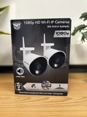 WNIP2LBU NIGHT OWL Wi Fi Ip Camera Lights Audio Box