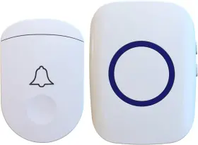 ZD001 LED Wireless Doorbell Volume Levels Chimes Flash