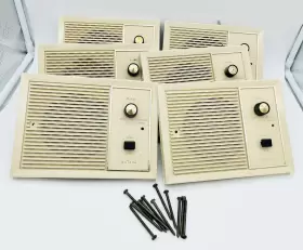 2051-2054 NUTONE Intercom Control Radio Wall Speakers #3