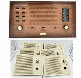 2051-2054 NUTONE Intercom Control Radio Wall Speakers