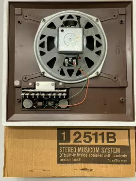 2511B NUTONE Nos Stereo Intercom Speaker Musicom #2