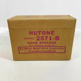 2571-B NUTONE Door Speaker Anodized Nos