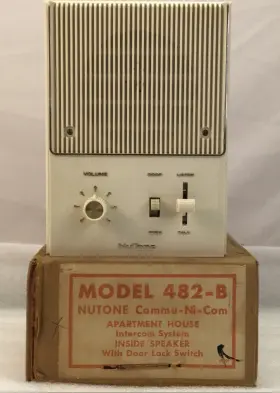 482-B NUTONE Commu Ni Com Intercom Speaker House
