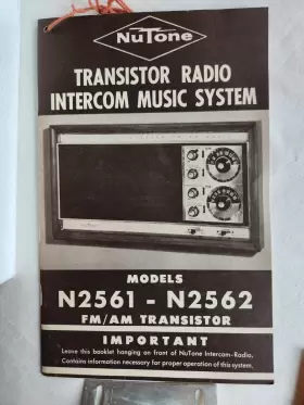 G-451-B NUTONE Master Station Intercom Circa #3