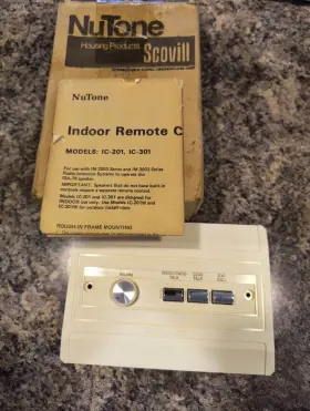 IC-301W NUTONE Inside Remote Control Intercom