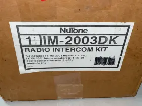 IM-2003DK NUTONE Master Intercom Speakers Door Kit