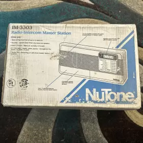 IM3303WH NUTONE Intercom Master Station Speakers Transformers