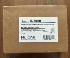 IS-69AB NUTONE Door Speaker Pushbutton Antique Finish