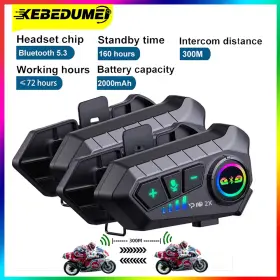 YP10 ONESTOP-STORES Bluetooth Helmet Intercom Wireless #2