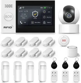 A107F PGST Alarm Wireless Door Fulltouch Screen Windo
