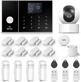 T53W PGST Wifi Alarm Touch Screen Camera Siren Control