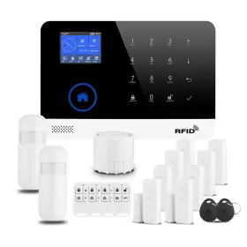 791809830911 PWISHEF Alarm Security Wireless Burglar Wi Kit