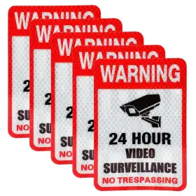 QINIZX-REFSIGNS5X QINIZX Pack Video Sign Reflective Sticker
