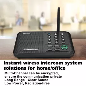 703363884002 QNIGLO Wireless Feet House Intercom #2