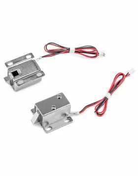781380134089 QWORK Solenoid Lock Mini Door Drawer Tongue Down #2