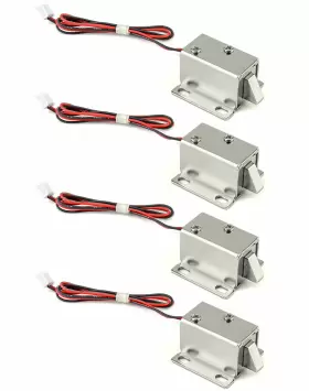 781380134089 QWORK Solenoid Lock Mini Door Drawer Tongue Down