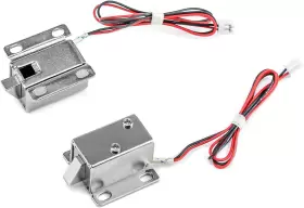 WD4972 QWORK Solenoid Lock Mini Door Drawer Tongue Down #2
