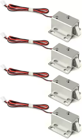 WD4972 QWORK Solenoid Lock Mini Door Drawer Tongue Down