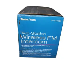 43-204 RADIOSHACK Radio Station Wireless Fm Intercom Plug Nft #3