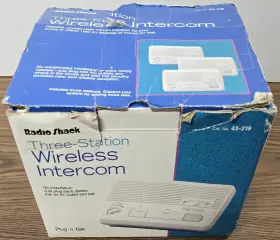 43-219 RADIOSHACK Realistic Fm Channel Wireless Intercom