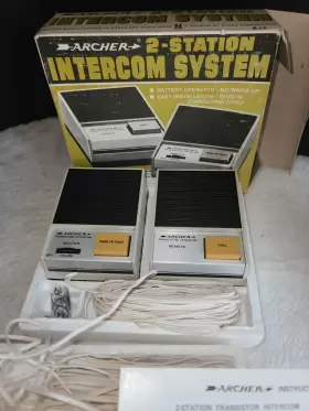 43-221 RADIOSHACK Archer Station Intercom Radio Tandy Battery #2