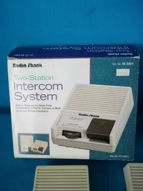 43-222A RADIOSHACK Station Wired Intercom Radio Camper Boat #2