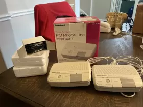 43-483 RADIOSHACK Set Radio Station Wireless Fm Phone Line