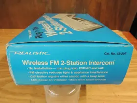 43-207A REALISTIC Plug Talk Station Wireless Fm Intercom #3