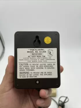 43-208 REALISTIC Fm Wireless Monitor Cat #3
