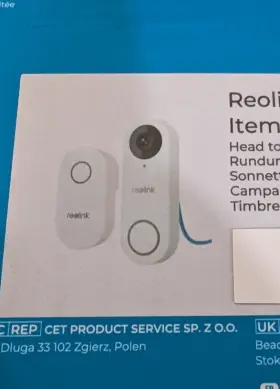 D340P REOLINK Smart Wired Poe Video Doorbell Chime
