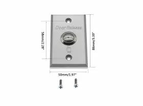 191171127655 RESALET Com Push Exit Release Switch Alloy Panel #2