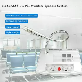 USF9425AX100 RETEKESS Window Intercom Mic Outer Loud Speaker #3