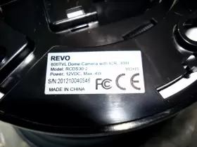 RCDS30-2 REVO Cctv Dome Security Camera Office Cable #3